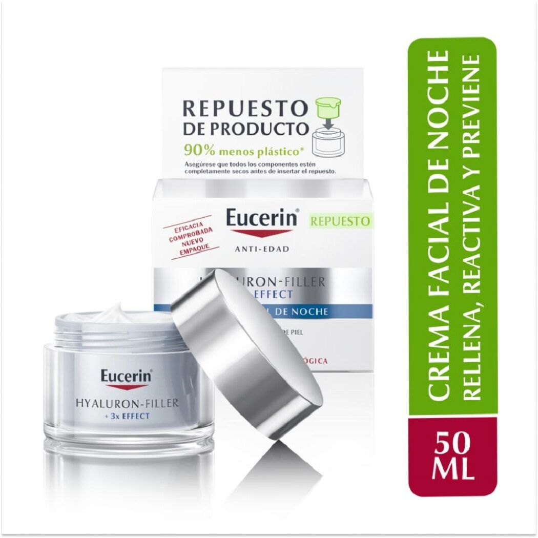 Repuesto Crema Facial Hyaluron Filler Refill Noche