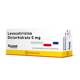 Levocetirizina (B) 5mg 30 Comprimidos