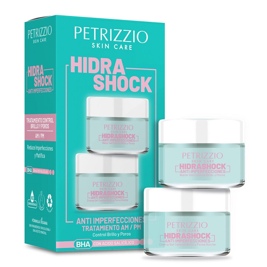 Petrizzio Crema Hidrashock Anti Imperfecciones Día+Noche