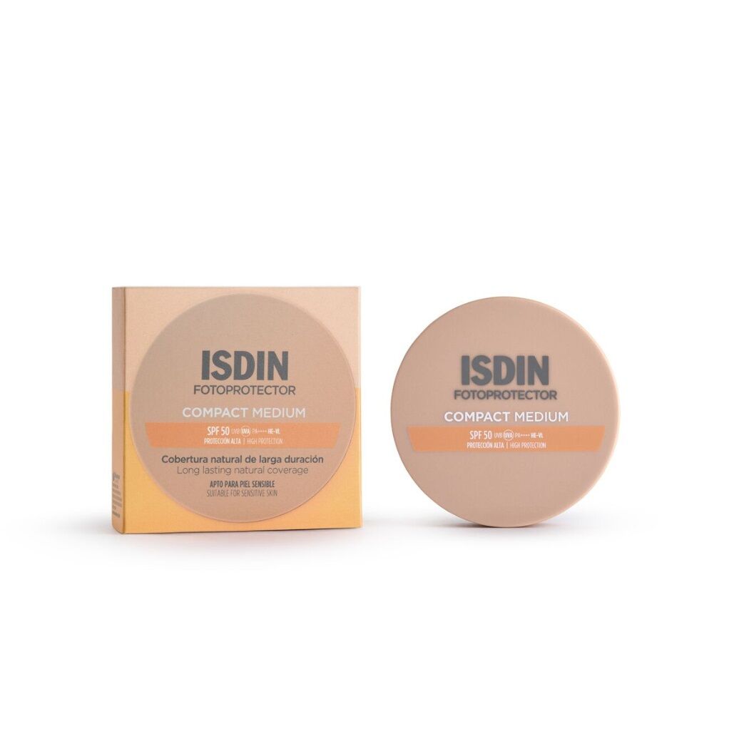 ISDIN Compact Medium SPF50 - Protector Solar Compacto con Color 10g