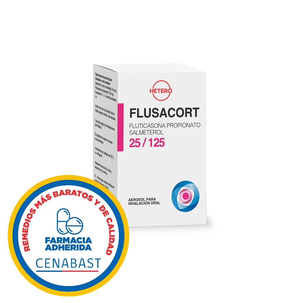 Flusacort 25/125 Salmeterol / Fluticasona Aerosol 120 Dosis - Cenabast