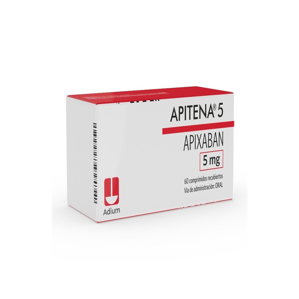 Apitena Apixaban 5mg 60 Comprimidos Recubiertos