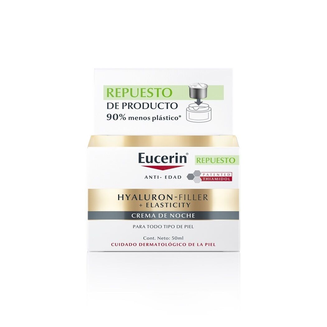 Eucerin Hyaluron Filler Elasticity Crema Noche 50ml Refill
