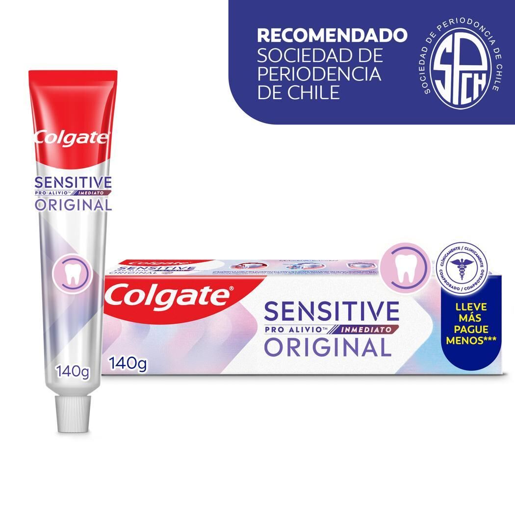 Pasta Dental Sensitive Pro Alivio Inmediato Original 140g