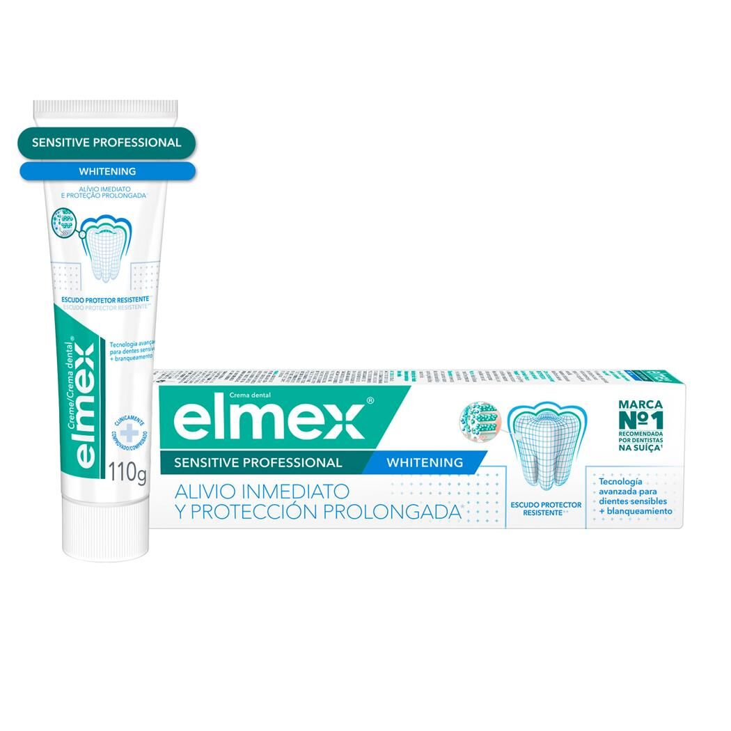 Pasta de Dientes Elmex Sensitive Professional Blanqueadora 110g