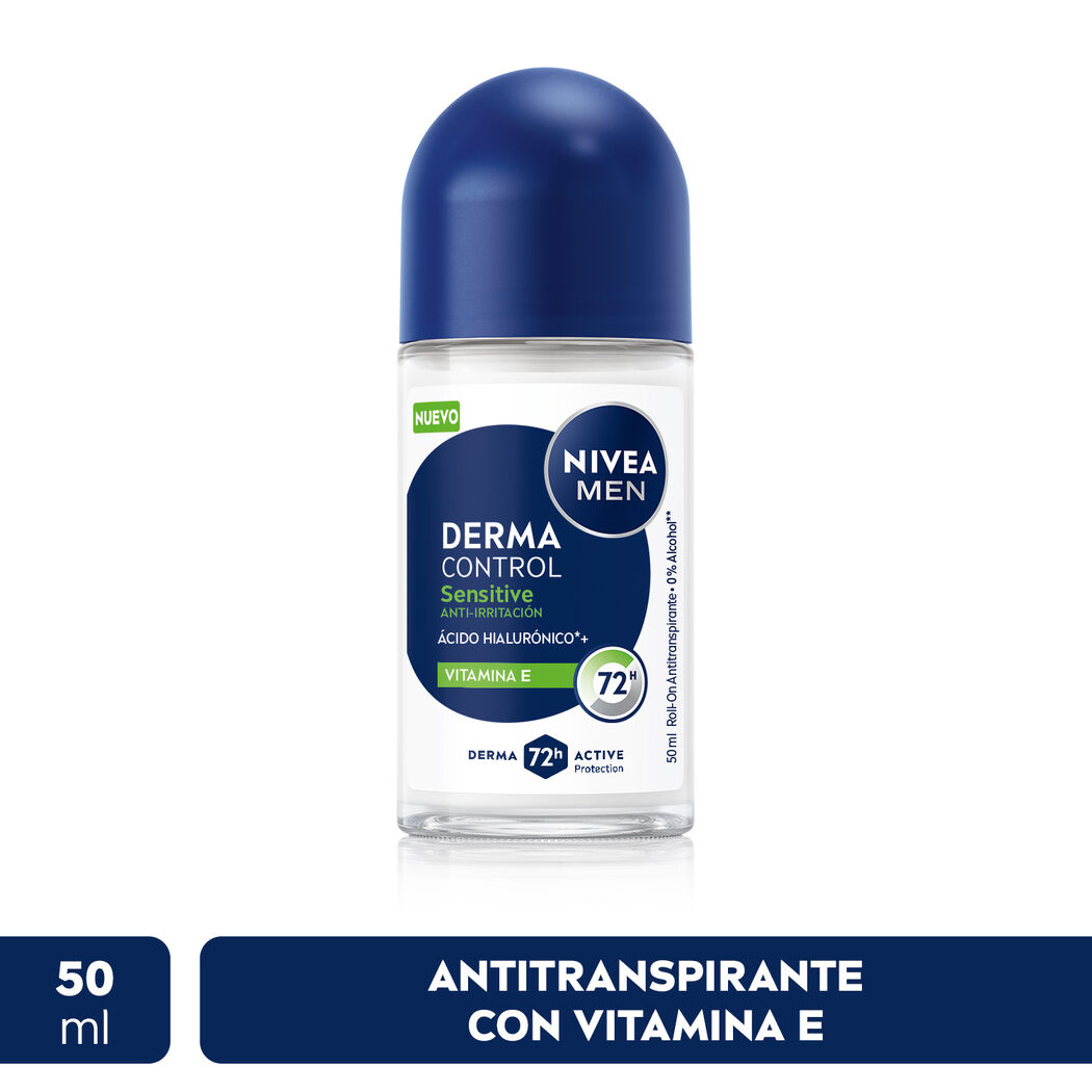 NIVEA MEN Desodorante Derma Control Sensitive Roll On 50ml