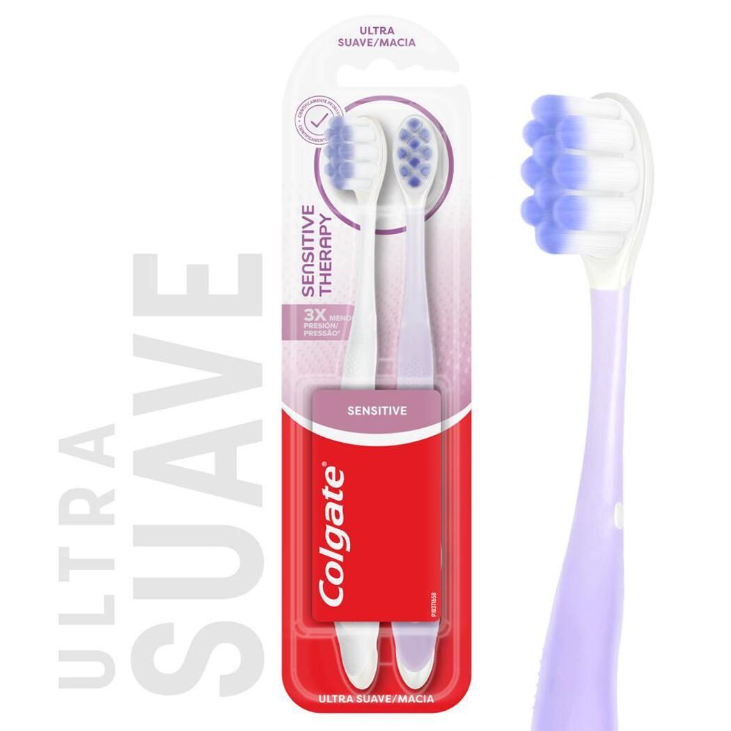 Cepillo de Dientes Colgate Sensitive Therapy 2 Unidades