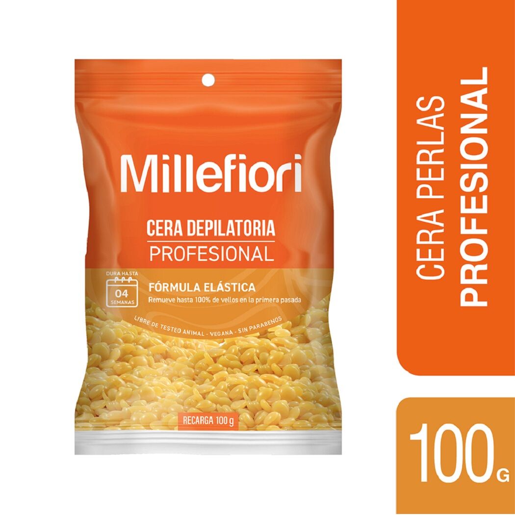 Millefiori Cera Depilatoria Perlas Care 100g
