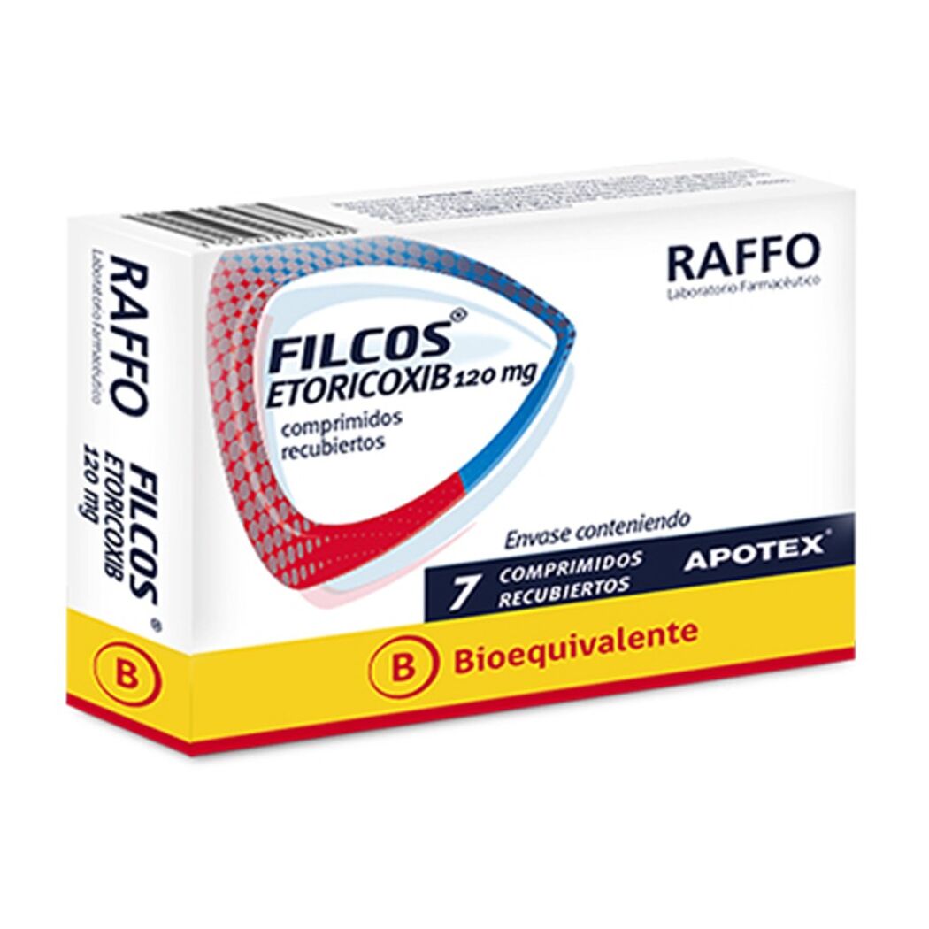 Filcos (B) Etoricoxib 120mg 7 Comprimidos Recubiertos