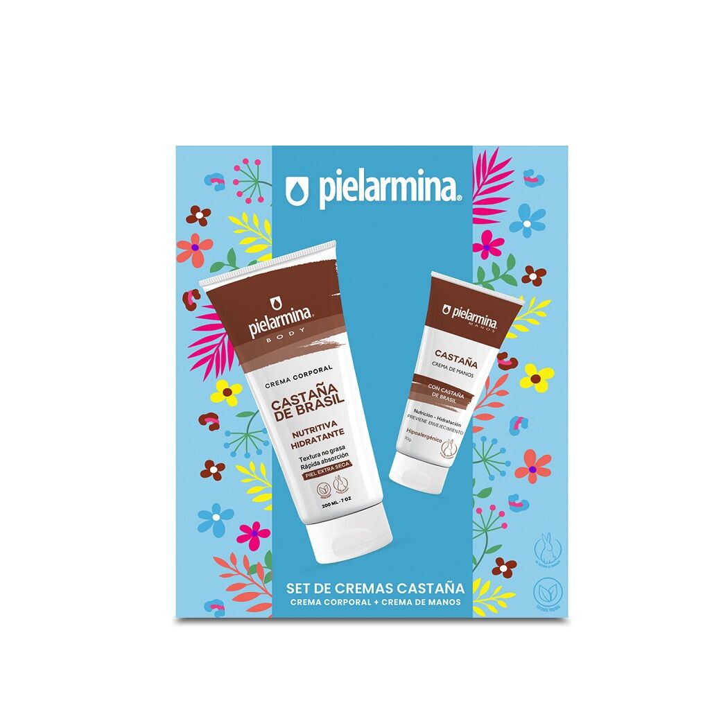 Pielarmina Crema Castaña Manos + Crema Cuerpo