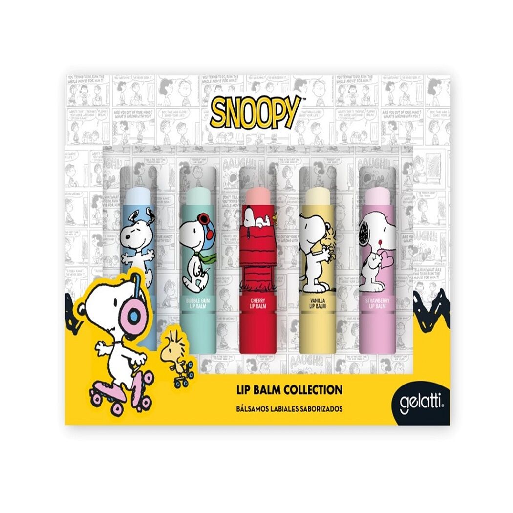 Bálsamos Labiales Collection Snoopy Saborizados 5x