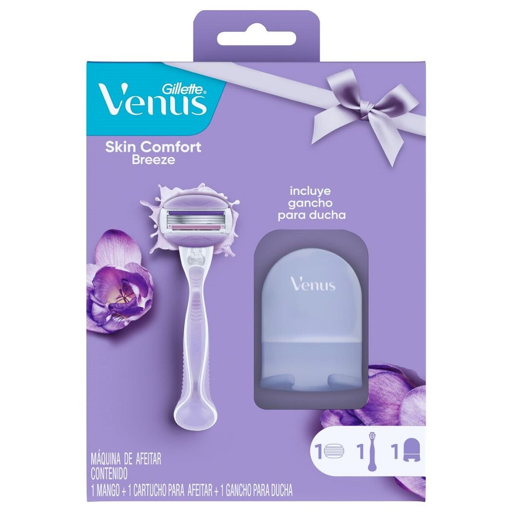 Gillette Venus Breeze Up Máquina + Gancho Ducha