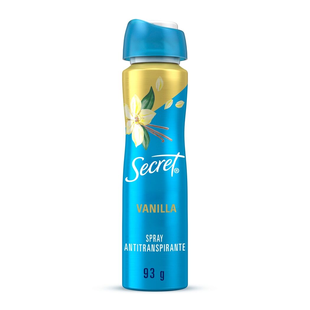 Secret AntiTranspirante Spray Vanilla 93g