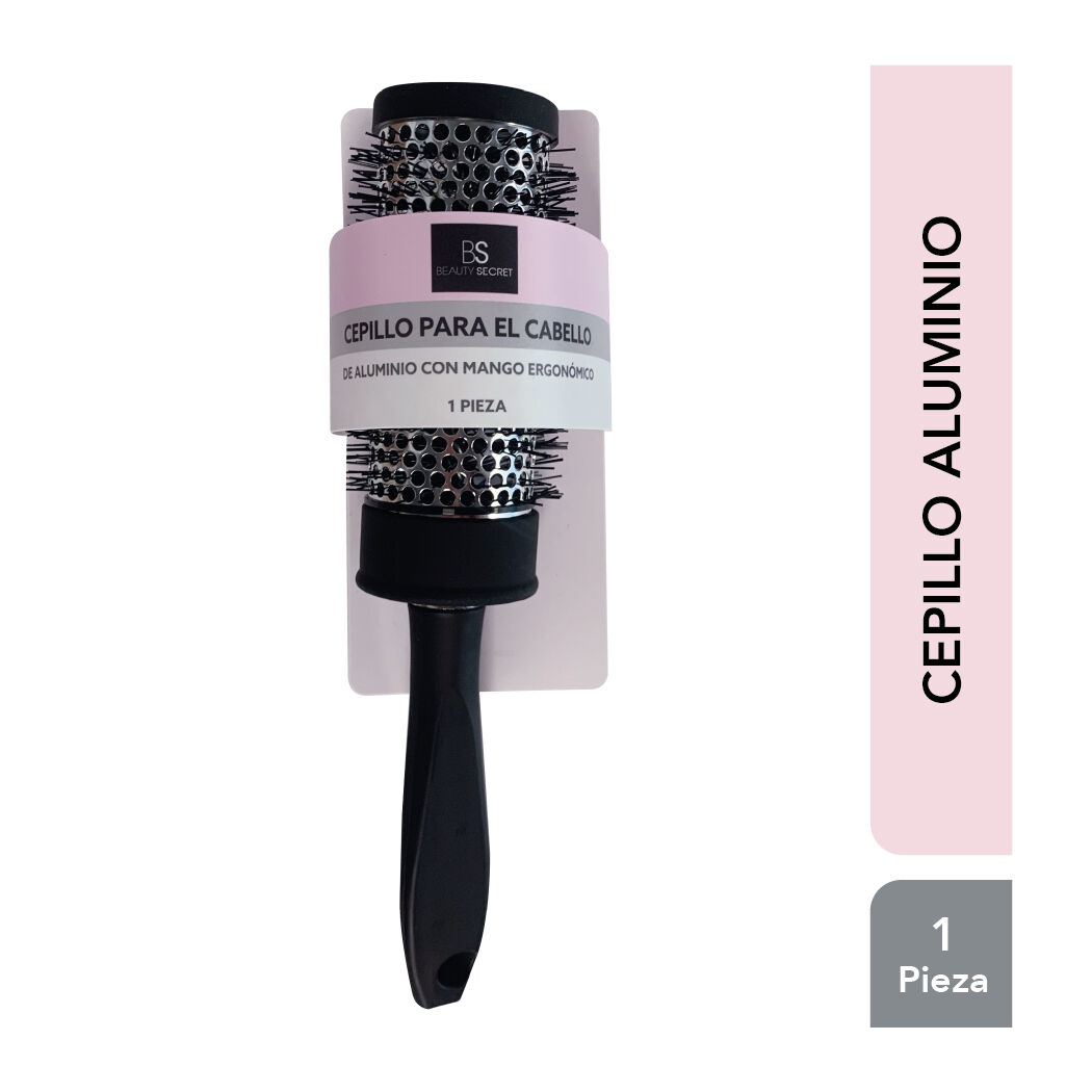 Beauty Secret Cepillo Regular Aluminio Negro