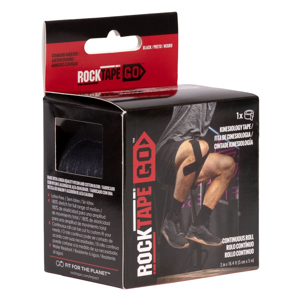 Rocktape Go Rollo Negro 5cm x 500cm