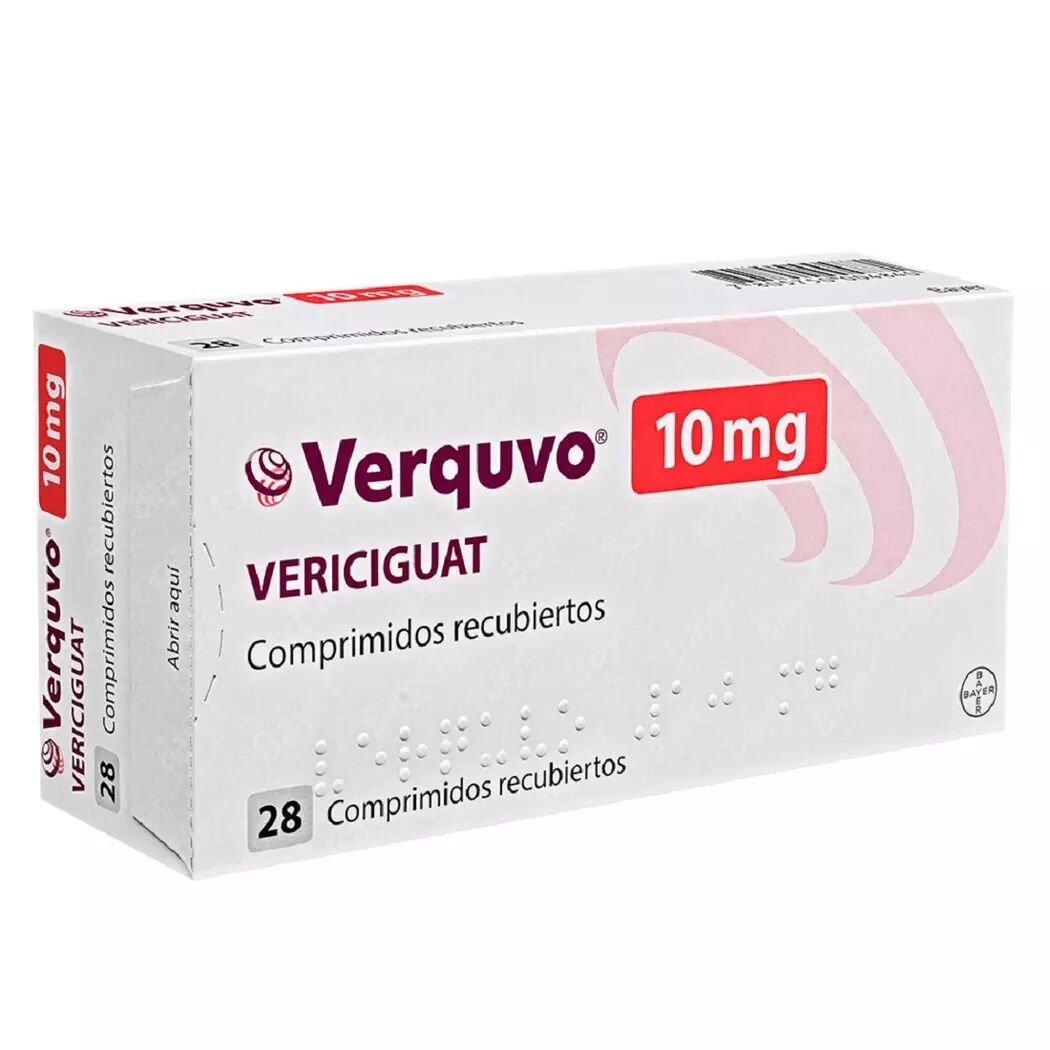 Verquvo Vericiguat 10mg 28 Comprimidos Recubiertos