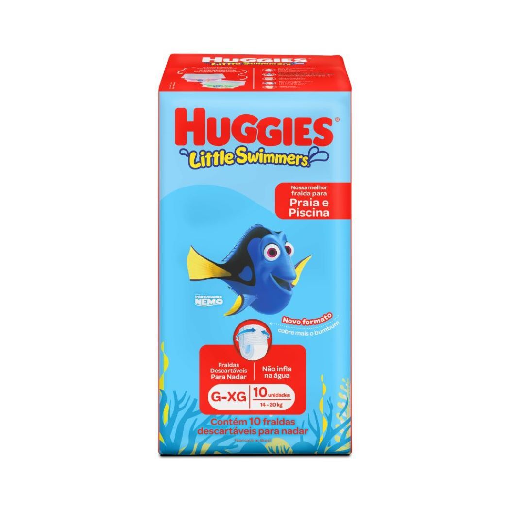 Pañales Huggies Little Swimmers G-XG 10 Unidades