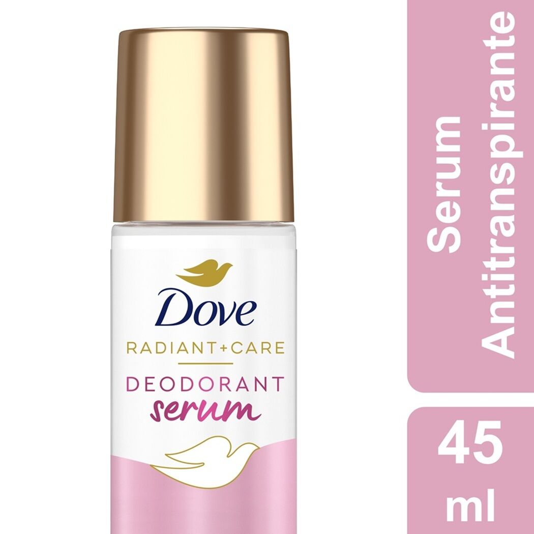 Dove Sérum Desodorante Roll On 3% Niacinamida + 10x Colágeno 45ml