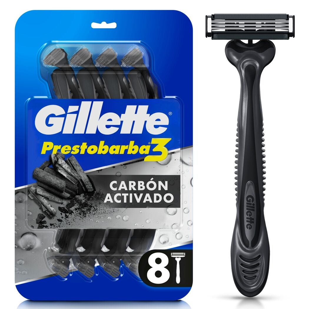 Gillette Charcoal 8 Unidades