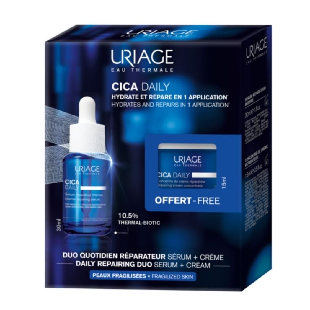 Uriage Cica-Daily Serum Reparador + Crema Día y Noche