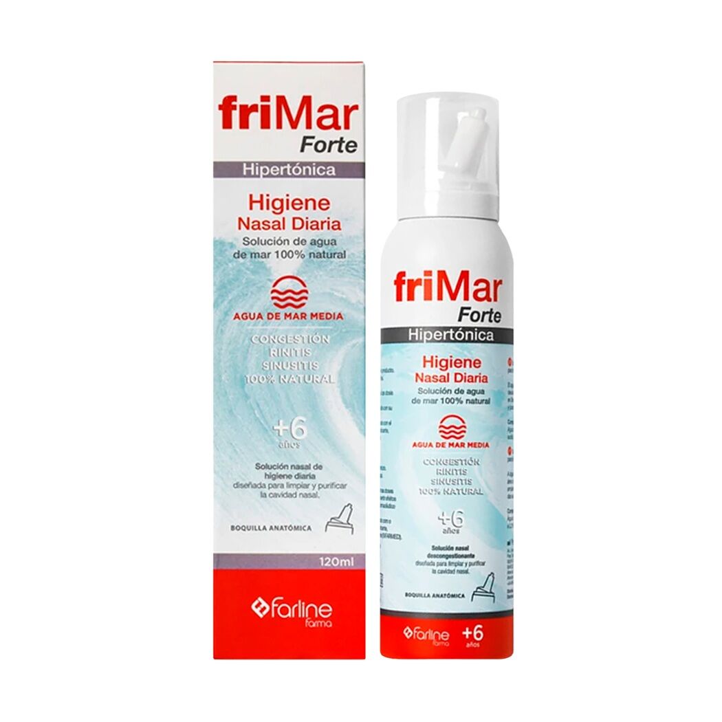Frimar Forte Solución Nasal De Agua De Mar + 6 Años 120ml