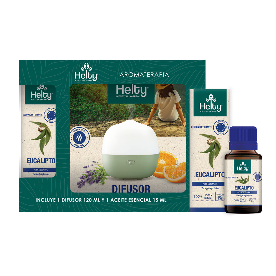Pack Helty Aromaterapia Aceite Eucalipto