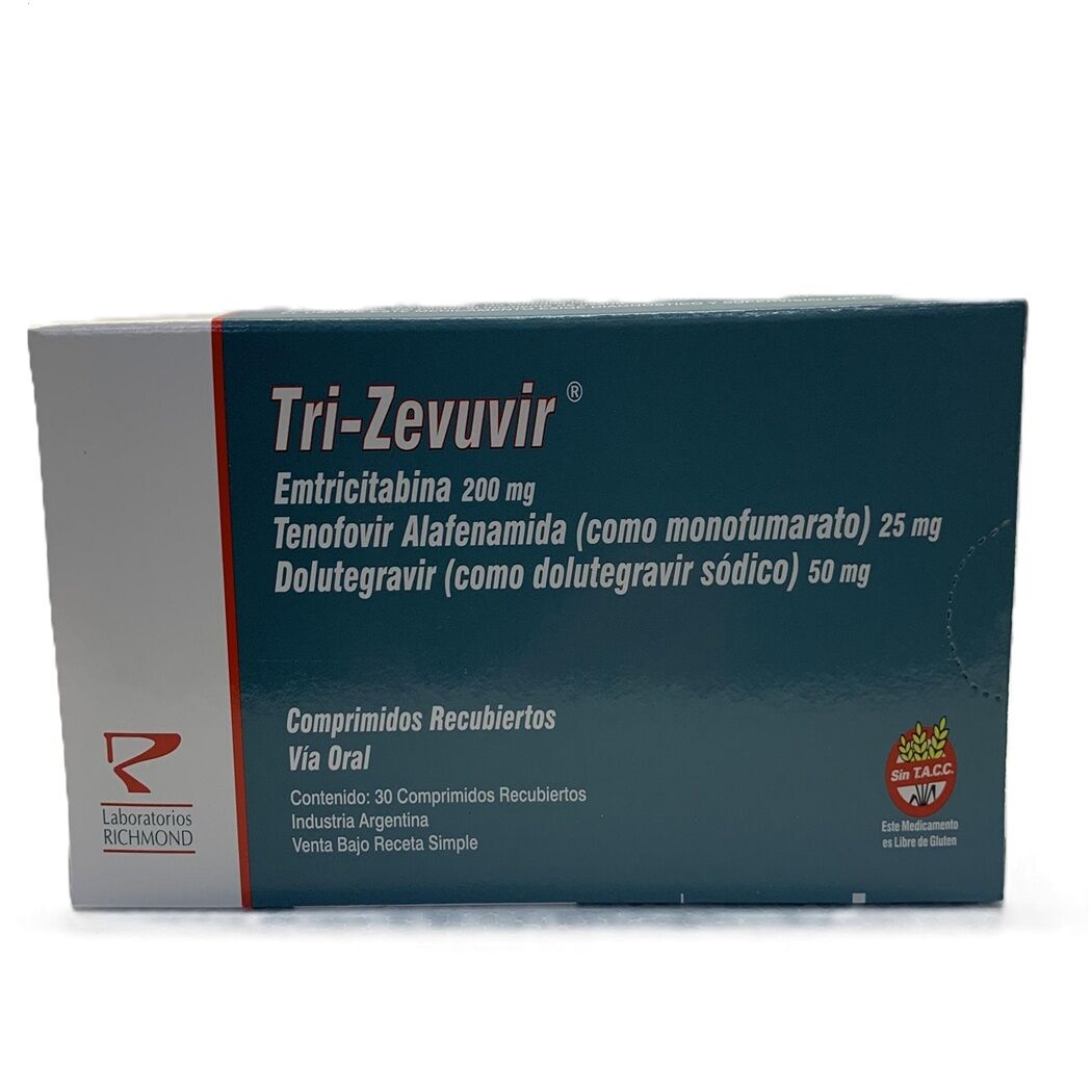 Tri-Zevuvir 30 Comprimidos Recubiertos