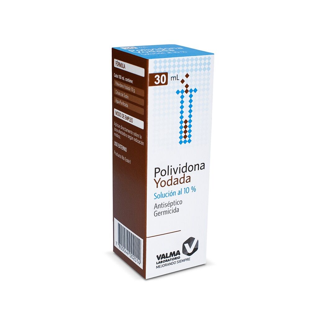 Povidona Yodada 10% Solución Líquida 30ml