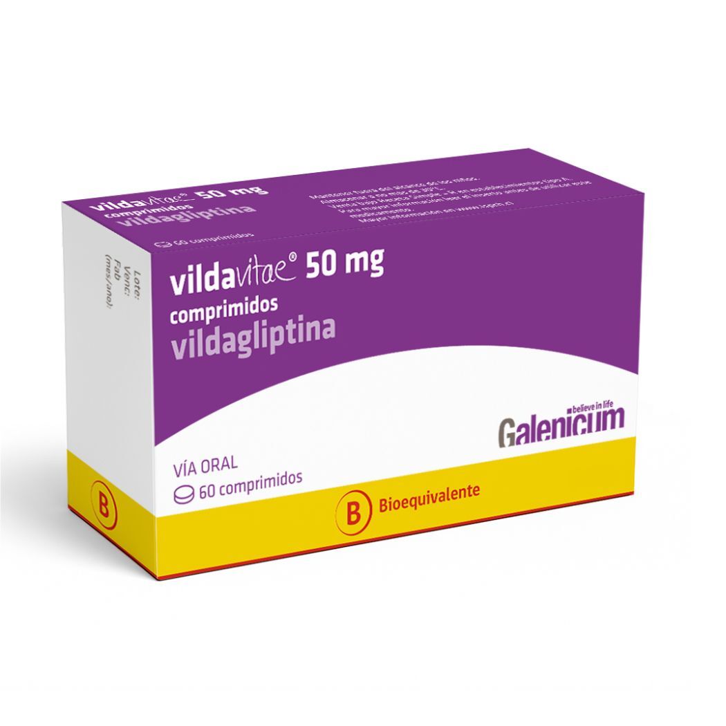 Vildavitae (B) Vildagliptina 50mg 60 Comprimidos