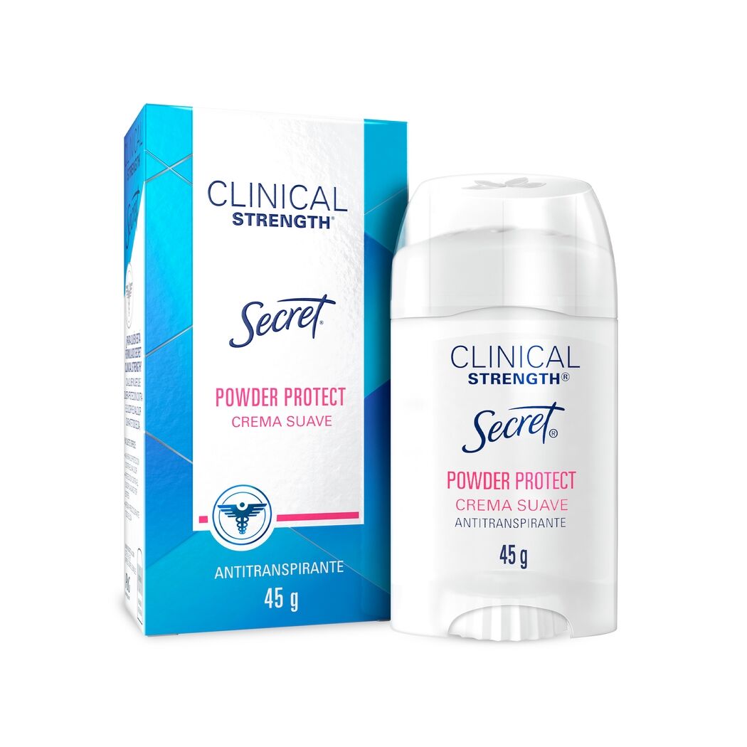 Antitranspirante en crema Secret Clinical Strength Powder Protect 45g