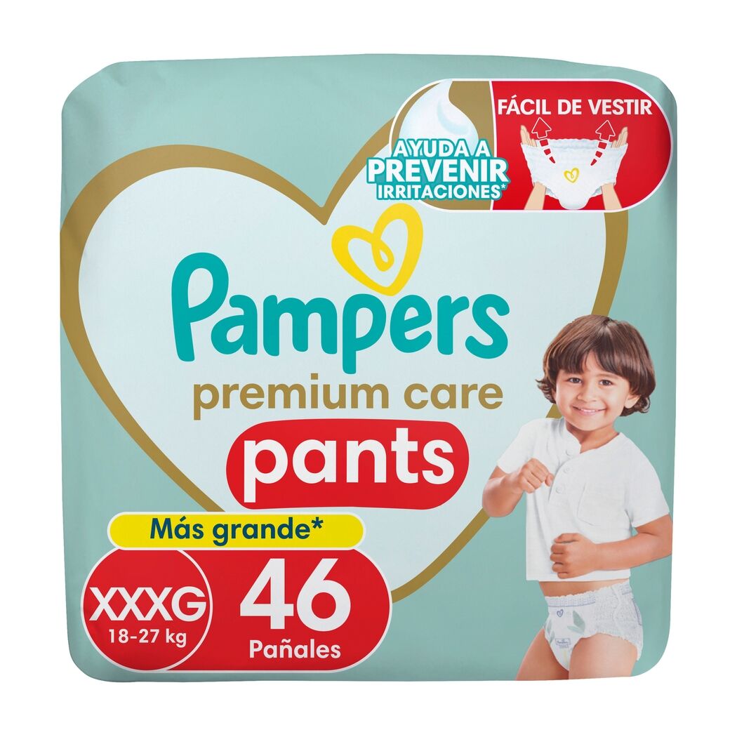 Pañales Pampers Premium Care Pants Talla XXXG 46 Unidades