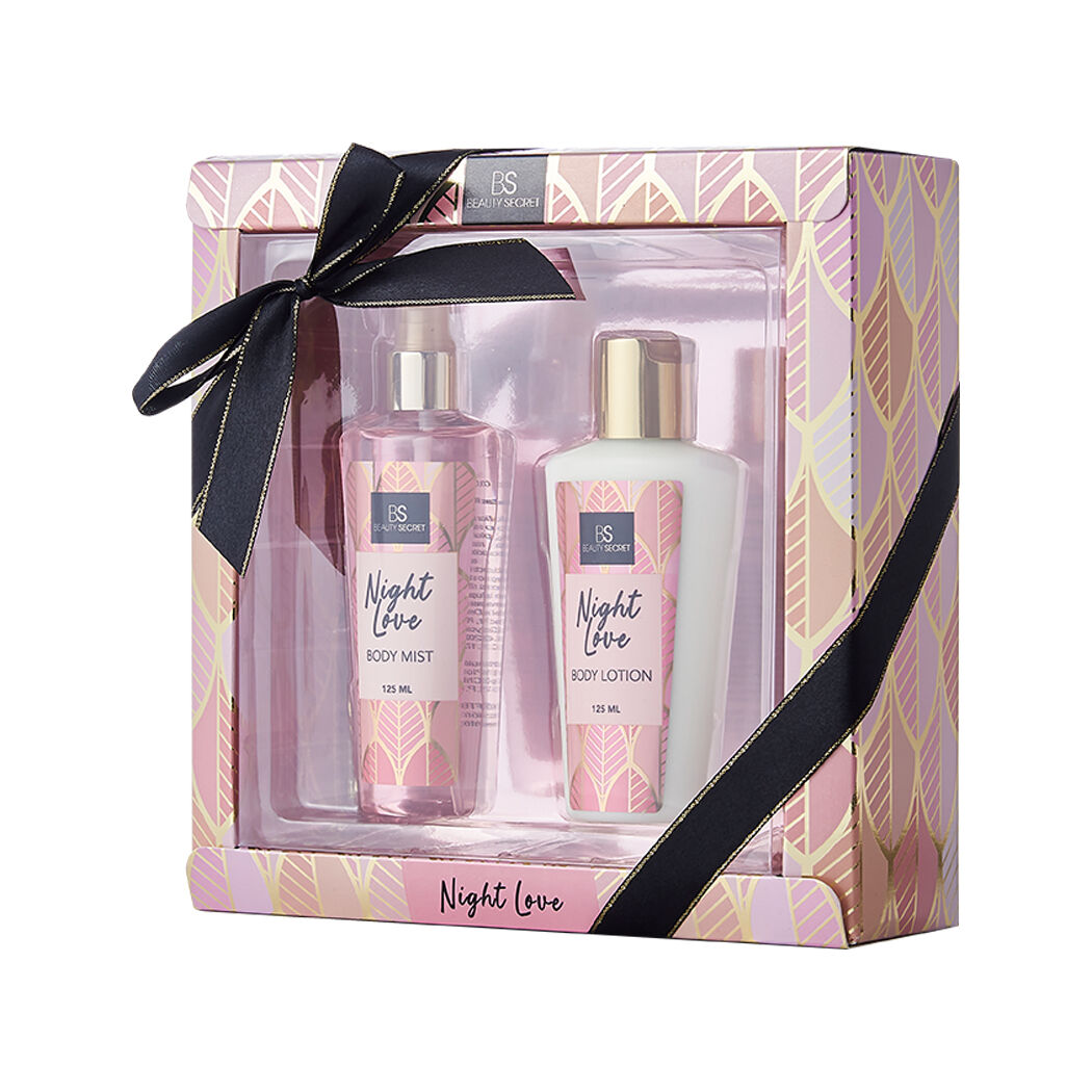BS Beauty Secret Night Love Rose Body Mist 125ml + Body Lotion 125ml
