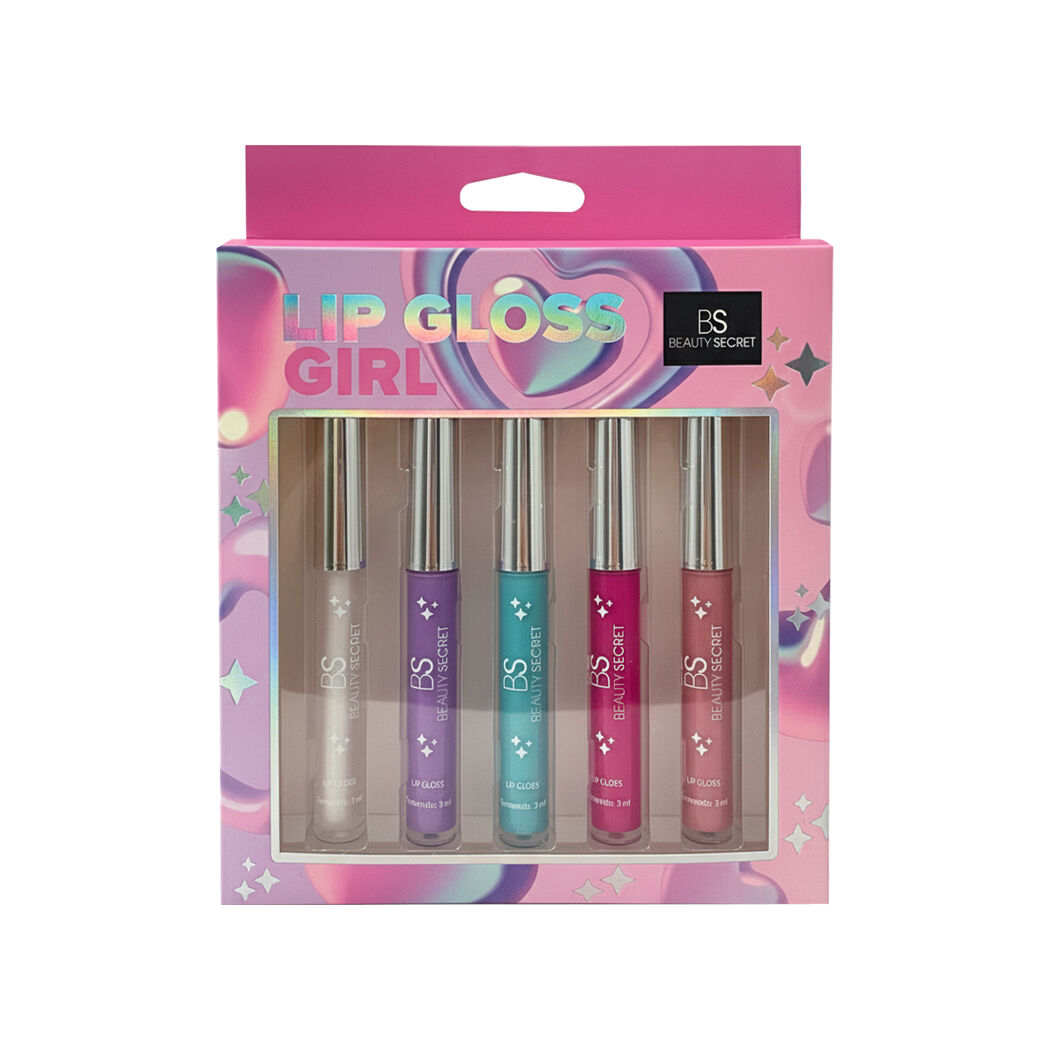 Beauty Secret Set 5 Lip Gloss Teens