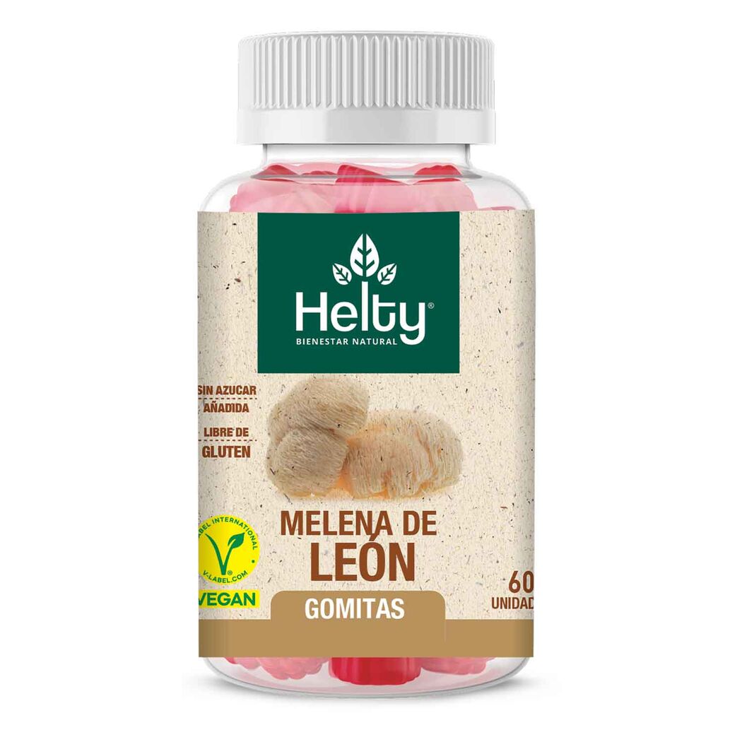 Helty Gomitas Melena de León 60 Gomitas