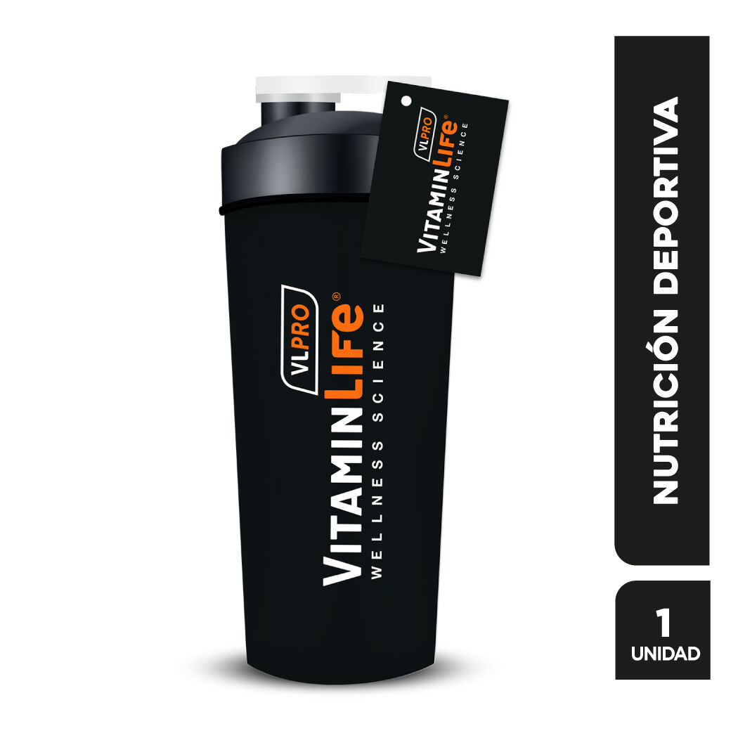 Shaker Negro 700ml VitaminLife New
