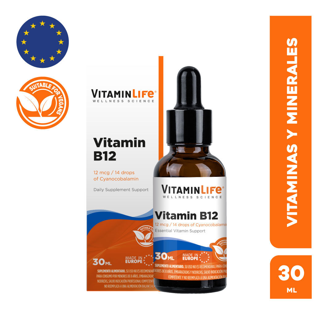 VitaminLife Vitamina B12 Gotas 30ml