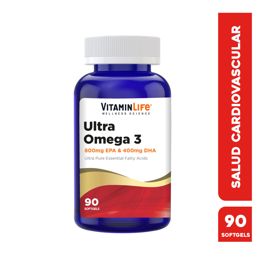 Ultra omega 3 VitaminLife 1200mg 90 Softgels