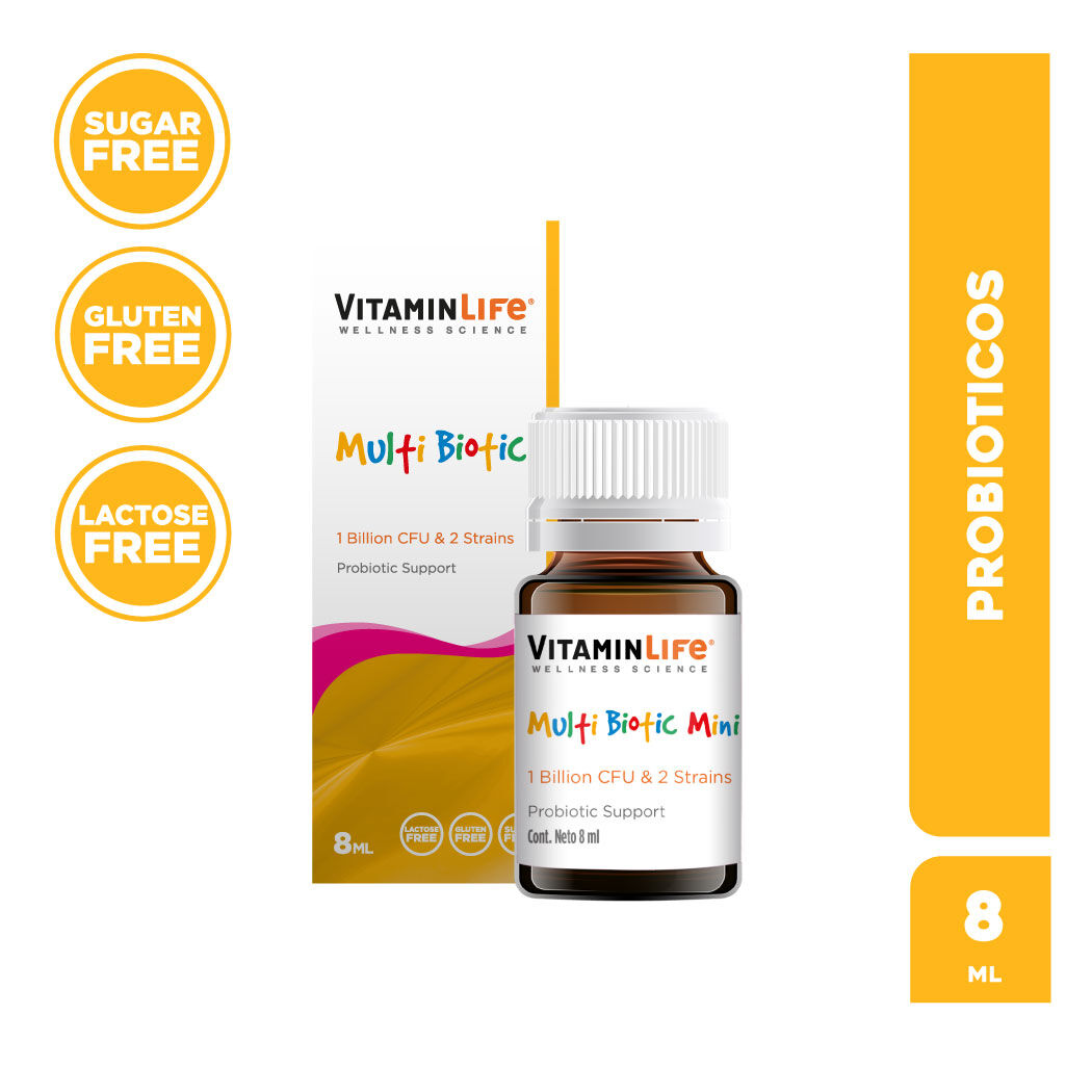 VitaminLife Probiótico Multi Biotic Mini Gotas 8ml