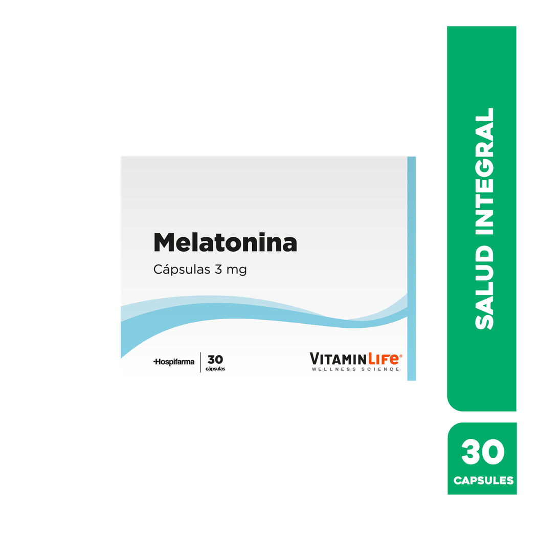 Melatonina 3mg 30 Cápsulas