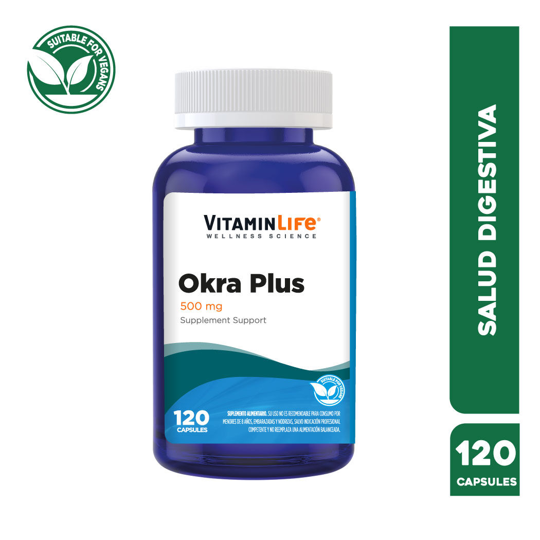 VitaminLife Okra Plus 120 Cápsulas