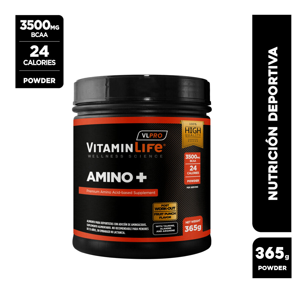 VitaminLife Amino en Polvo Suplemento 365g