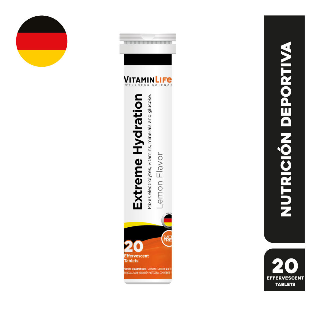 VitaminLife Extreme Hidratación 20 Tabletas Efervescentes