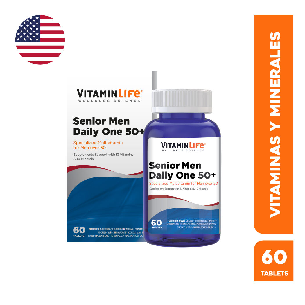 VitaminLife Senior Men Daily One 60 Tabletas