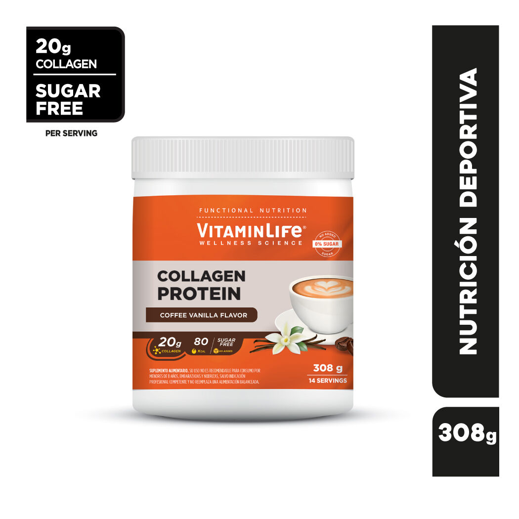 VitaminLife Collagen Protein Coffee Vanilla Flavor 308g
