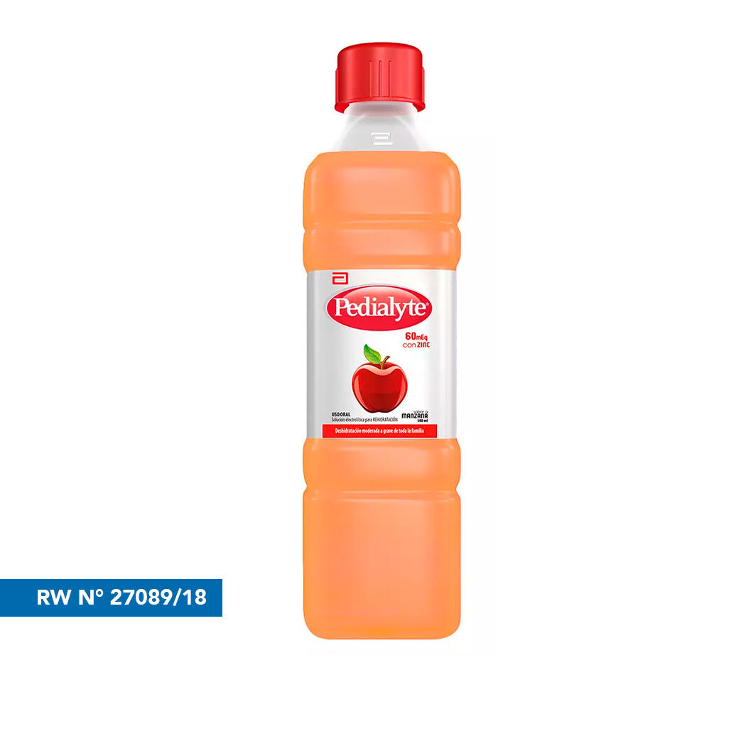 Pedialyte 60 Jarabe Manzana 500ml
