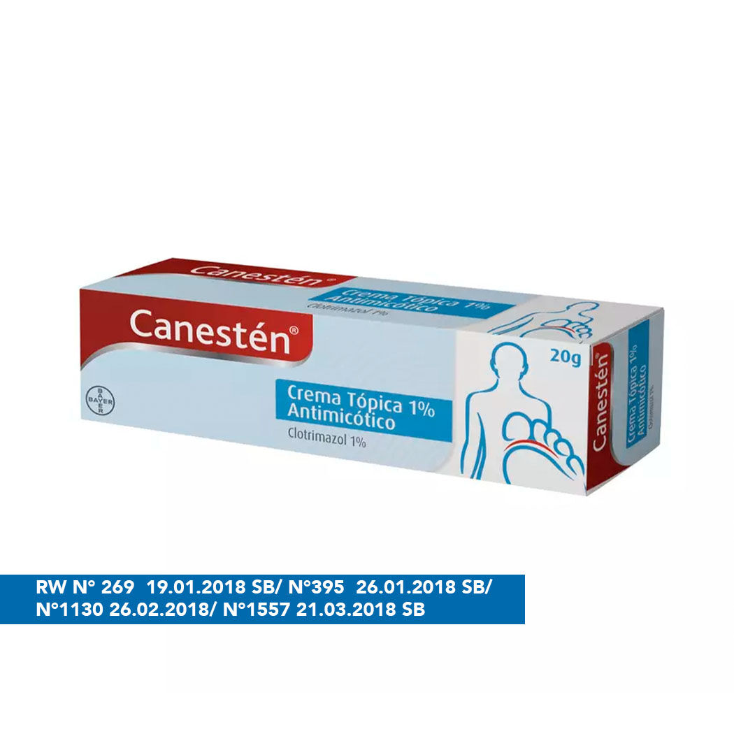Canesten Clotrimazol 1% Crema Tópica 20g