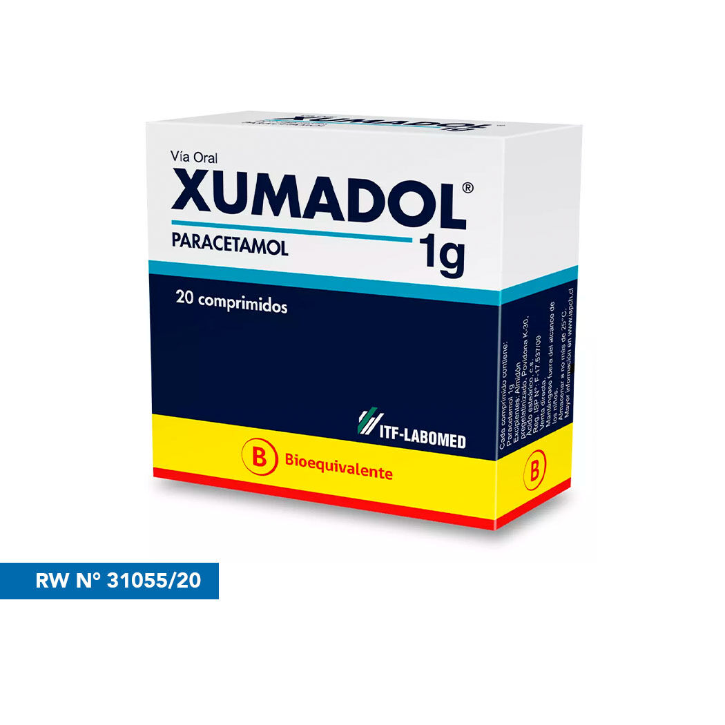 Xumadol (B) Paracetamol 20 Comprimidos
