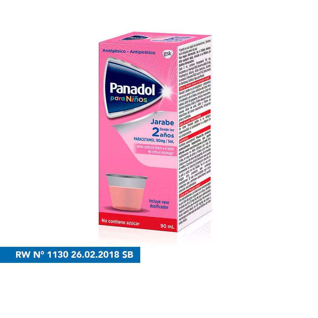 Panadol Niños Paracetamol Jarabe 90ml