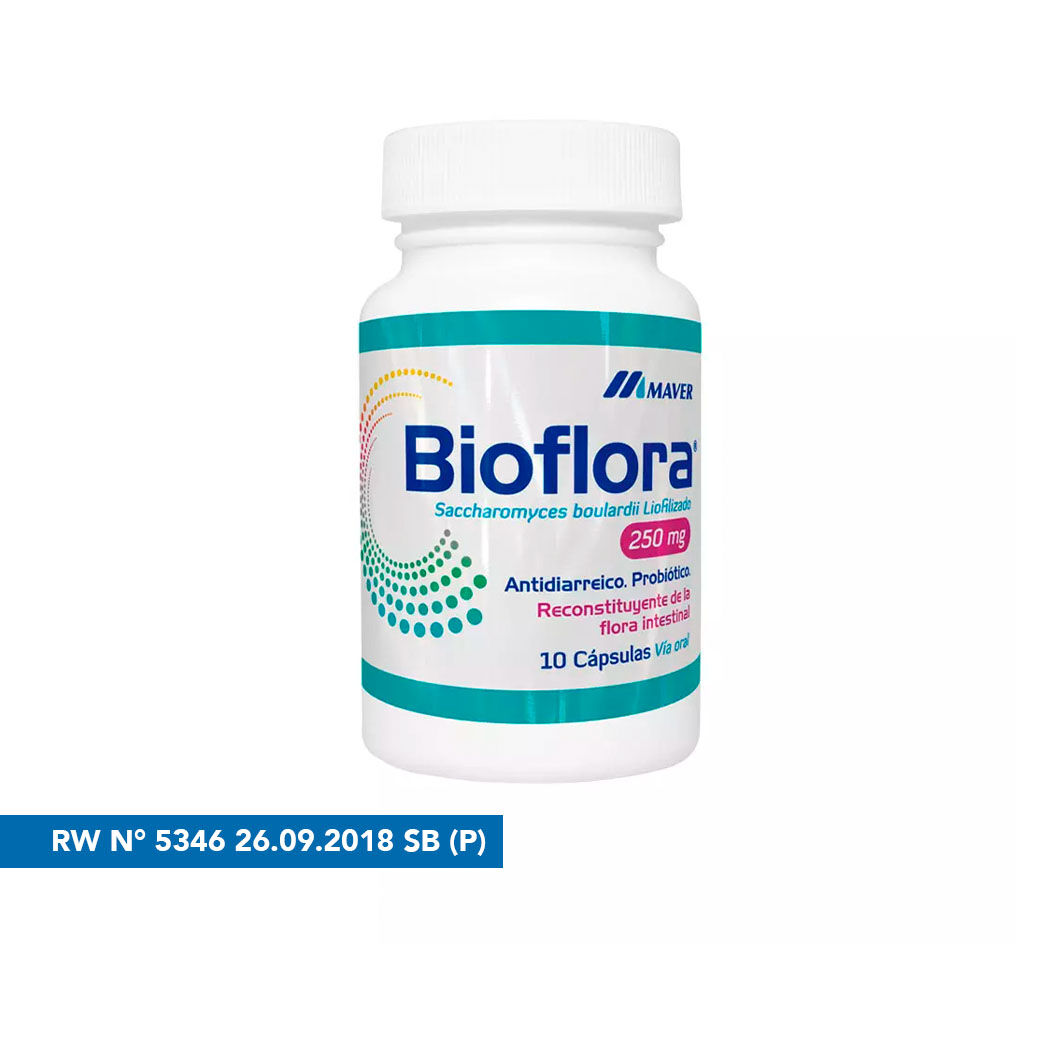 Bioflora 250mg 10 Cápsulas