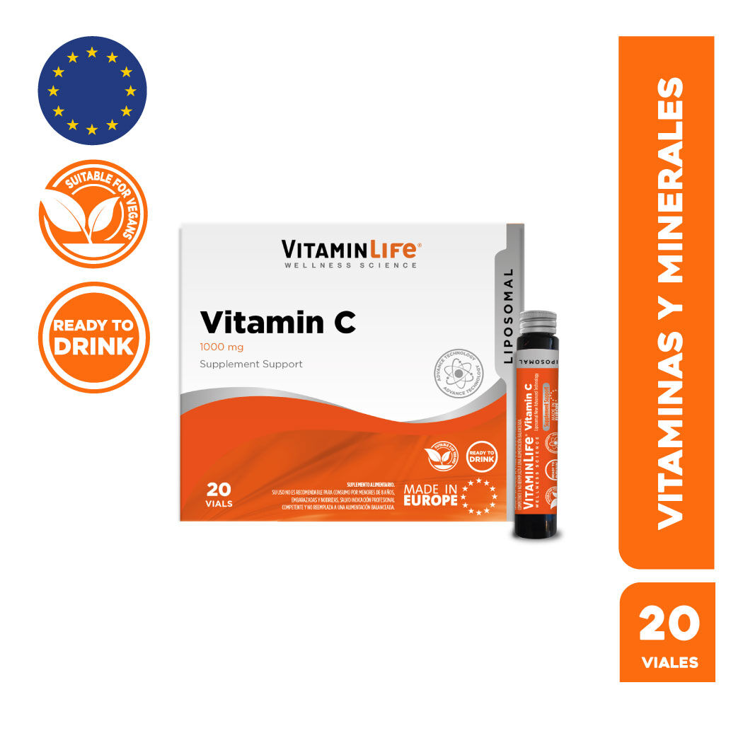Vitamina C 1000mg Liposomal 20 Viales
